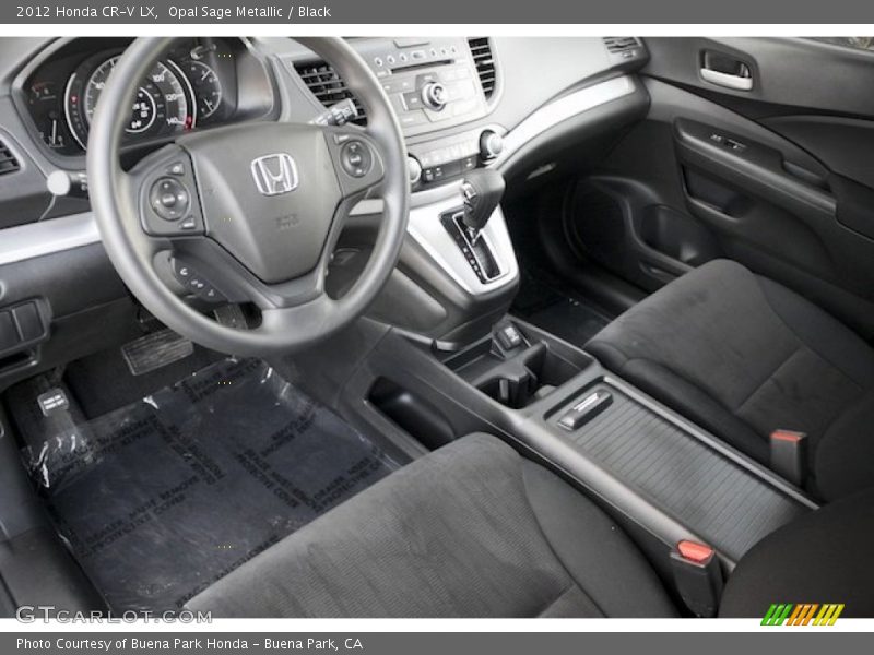 Opal Sage Metallic / Black 2012 Honda CR-V LX