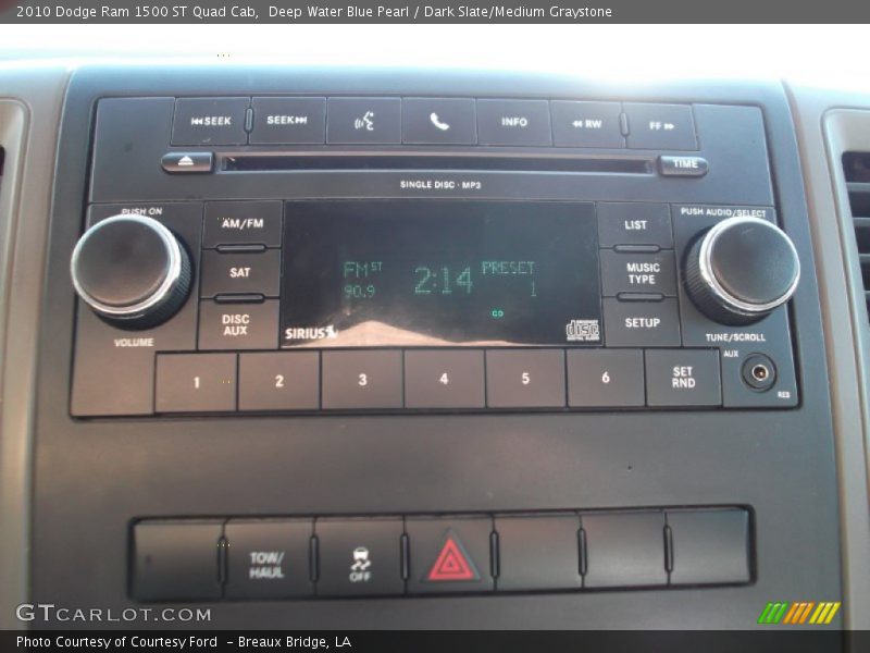 Deep Water Blue Pearl / Dark Slate/Medium Graystone 2010 Dodge Ram 1500 ST Quad Cab
