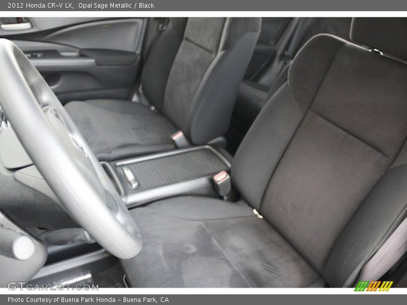 Opal Sage Metallic / Black 2012 Honda CR-V LX