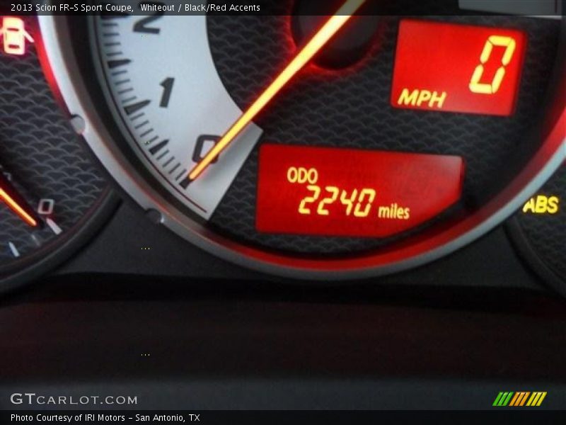 Whiteout / Black/Red Accents 2013 Scion FR-S Sport Coupe