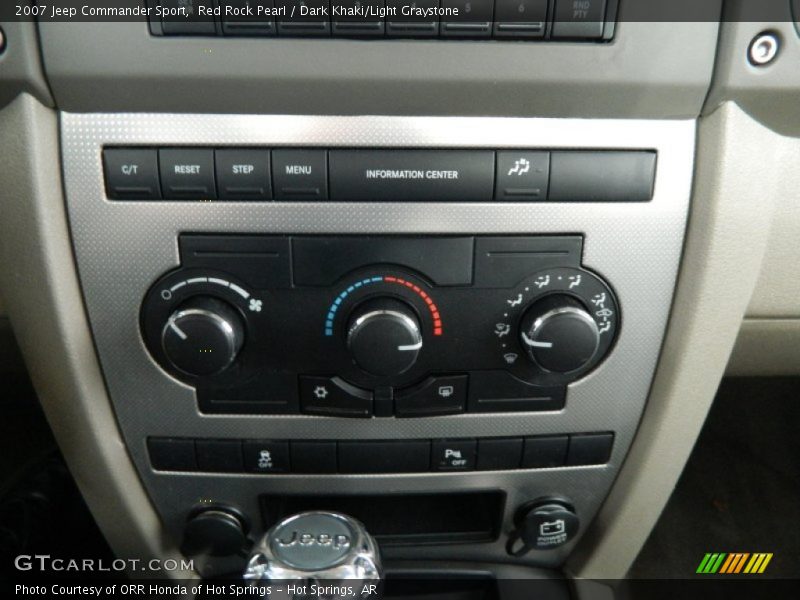 Controls of 2007 Commander Sport