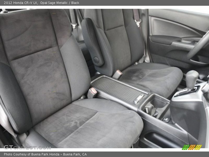 Opal Sage Metallic / Black 2012 Honda CR-V LX