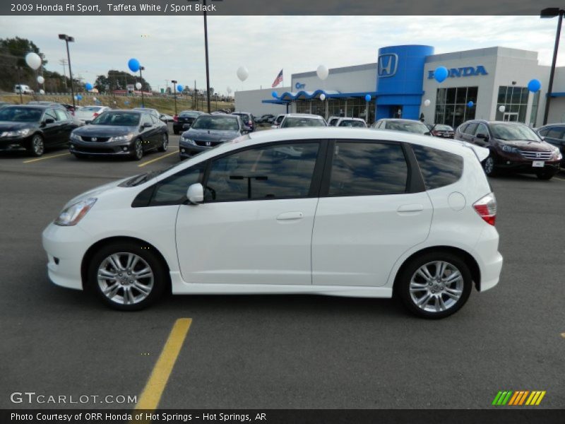 Taffeta White / Sport Black 2009 Honda Fit Sport
