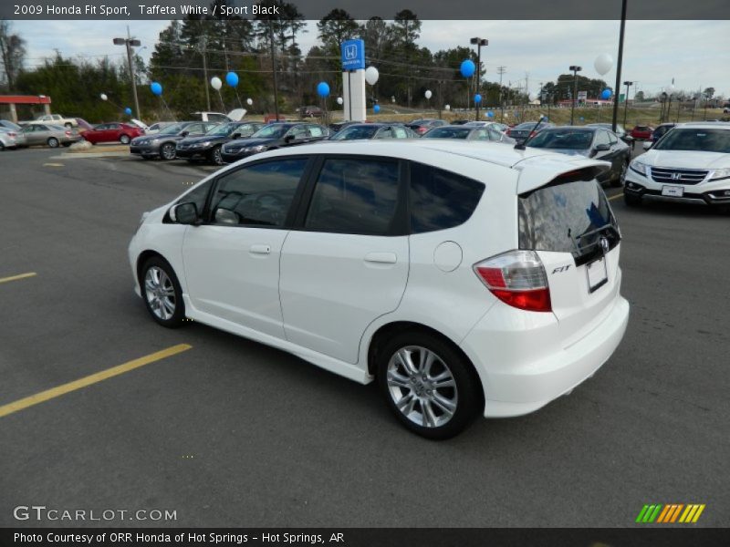 Taffeta White / Sport Black 2009 Honda Fit Sport