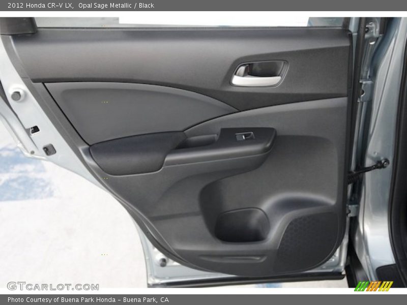 Opal Sage Metallic / Black 2012 Honda CR-V LX