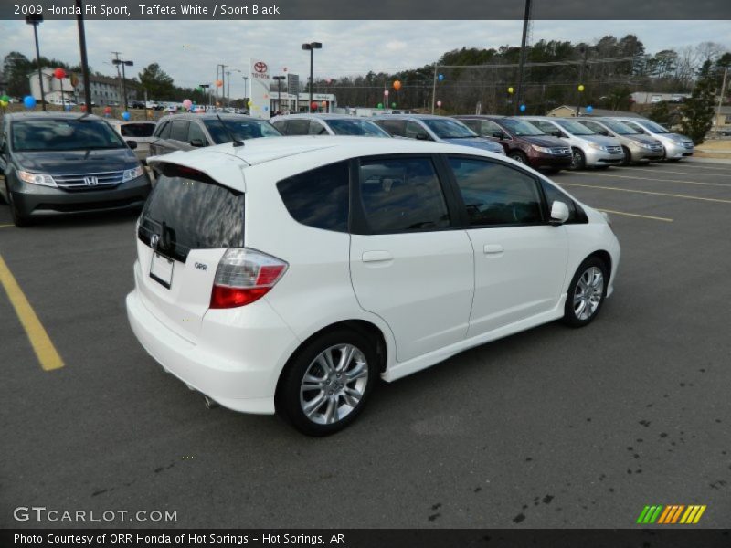 Taffeta White / Sport Black 2009 Honda Fit Sport