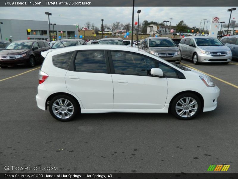 Taffeta White / Sport Black 2009 Honda Fit Sport