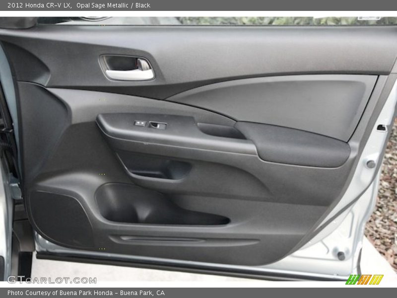 Opal Sage Metallic / Black 2012 Honda CR-V LX