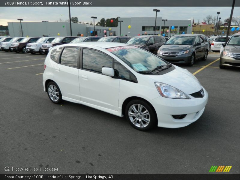 Taffeta White / Sport Black 2009 Honda Fit Sport