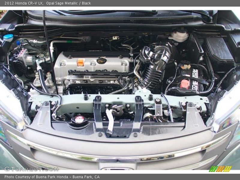Opal Sage Metallic / Black 2012 Honda CR-V LX