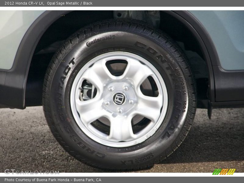 Opal Sage Metallic / Black 2012 Honda CR-V LX