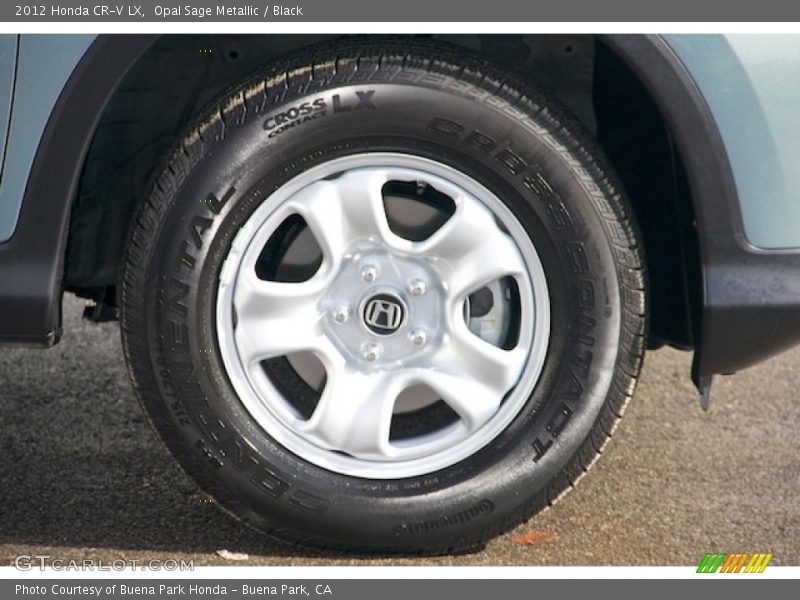 Opal Sage Metallic / Black 2012 Honda CR-V LX