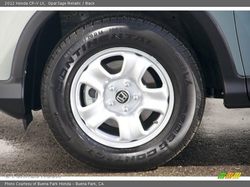 Opal Sage Metallic / Black 2012 Honda CR-V LX