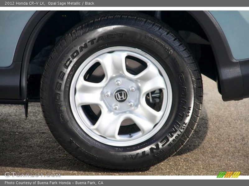 Opal Sage Metallic / Black 2012 Honda CR-V LX