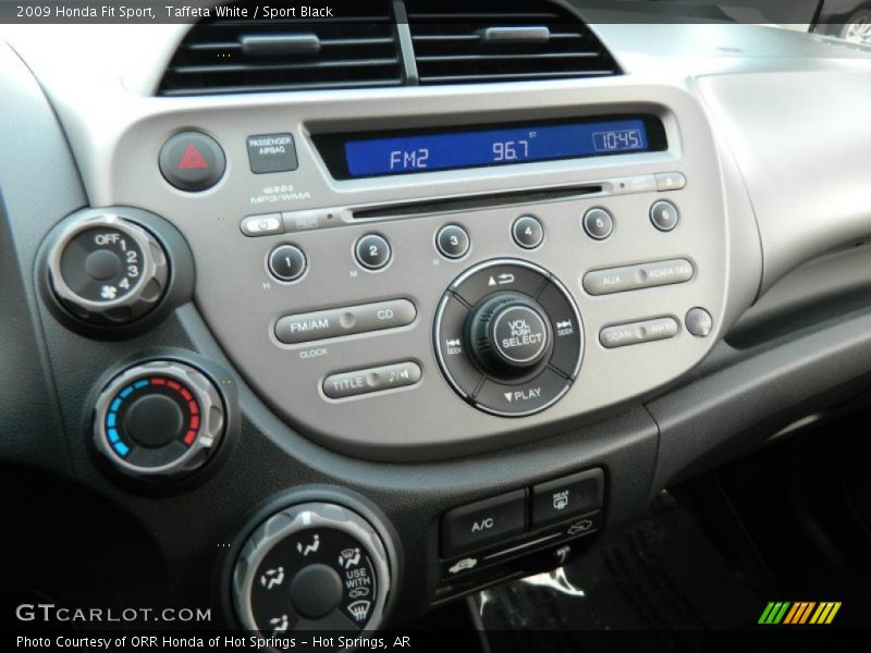 Taffeta White / Sport Black 2009 Honda Fit Sport