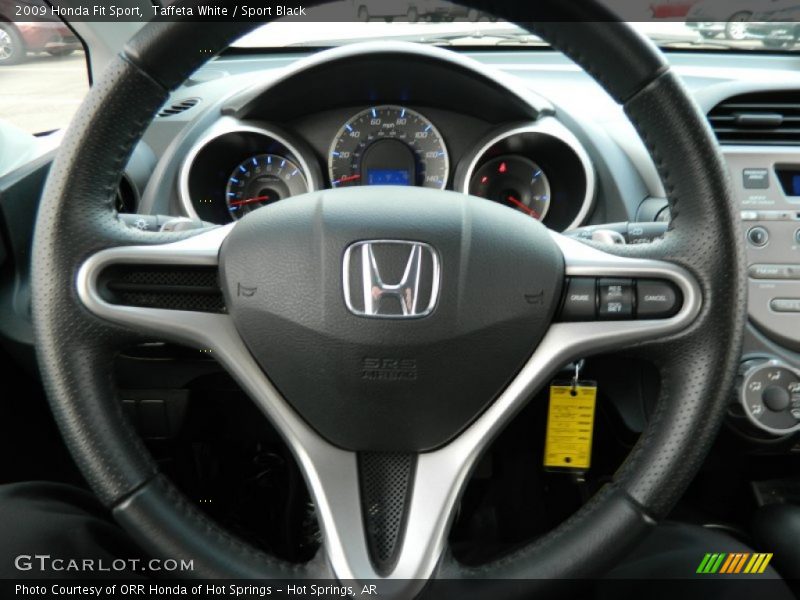 Taffeta White / Sport Black 2009 Honda Fit Sport
