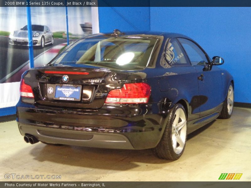 Jet Black / Black 2008 BMW 1 Series 135i Coupe