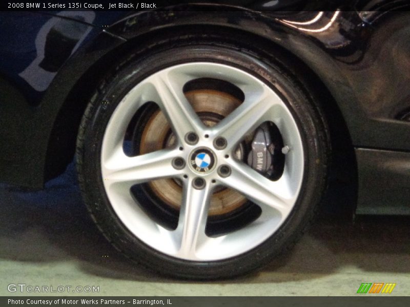 Jet Black / Black 2008 BMW 1 Series 135i Coupe