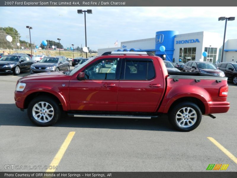 Red Fire / Dark Charcoal 2007 Ford Explorer Sport Trac Limited 4x4