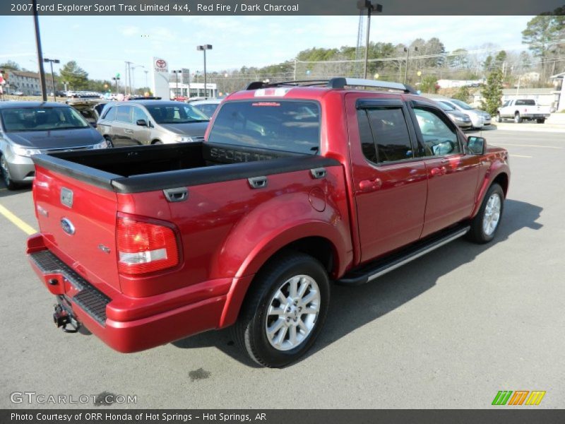 Red Fire / Dark Charcoal 2007 Ford Explorer Sport Trac Limited 4x4