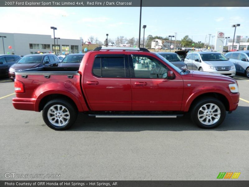 Red Fire / Dark Charcoal 2007 Ford Explorer Sport Trac Limited 4x4
