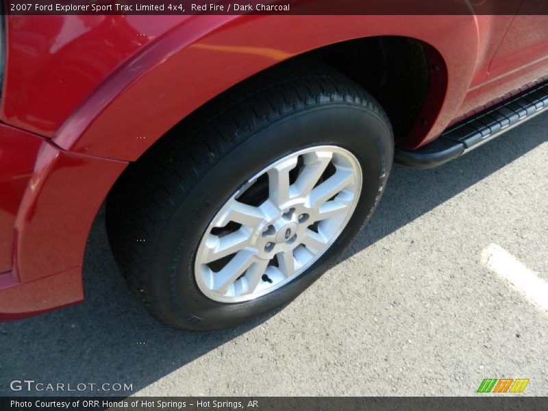 Red Fire / Dark Charcoal 2007 Ford Explorer Sport Trac Limited 4x4