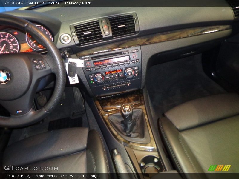 Jet Black / Black 2008 BMW 1 Series 135i Coupe