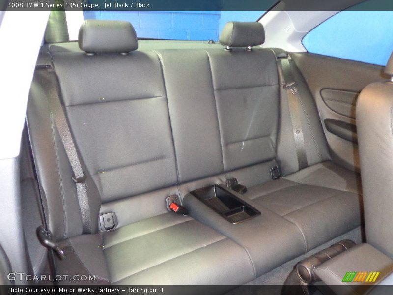 Jet Black / Black 2008 BMW 1 Series 135i Coupe
