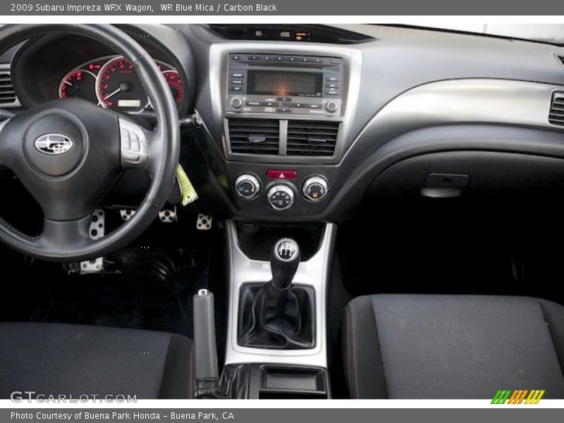 WR Blue Mica / Carbon Black 2009 Subaru Impreza WRX Wagon