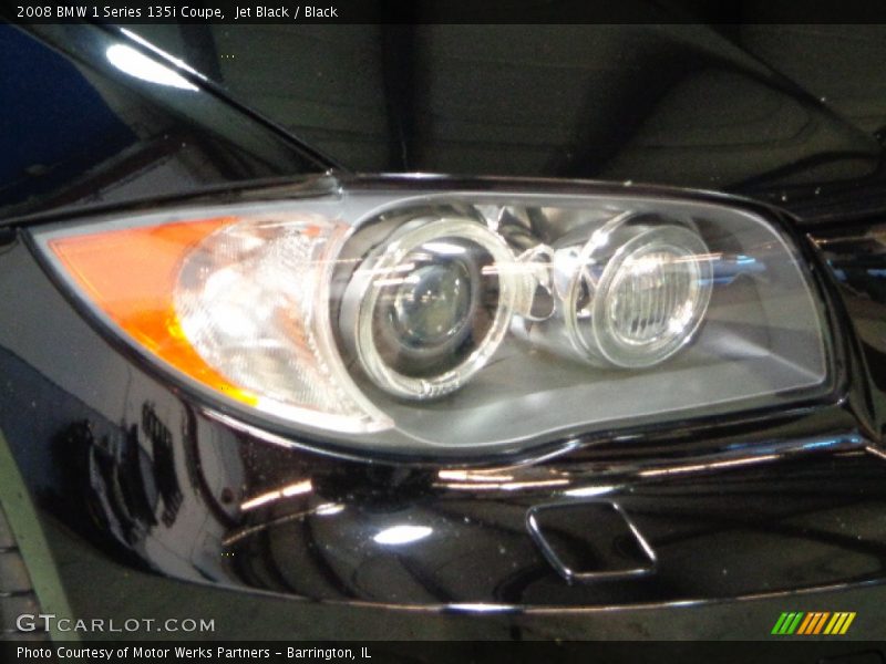 Jet Black / Black 2008 BMW 1 Series 135i Coupe