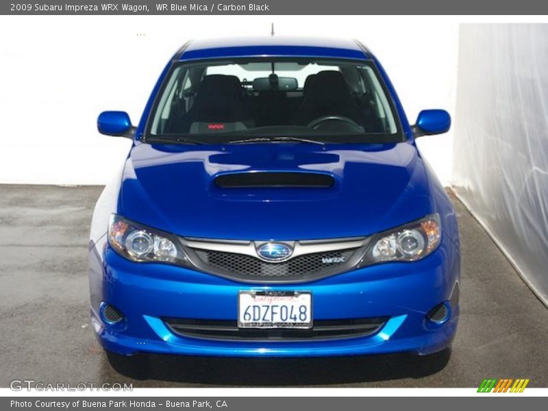 WR Blue Mica / Carbon Black 2009 Subaru Impreza WRX Wagon