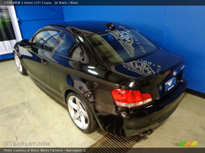 Jet Black / Black 2008 BMW 1 Series 135i Coupe