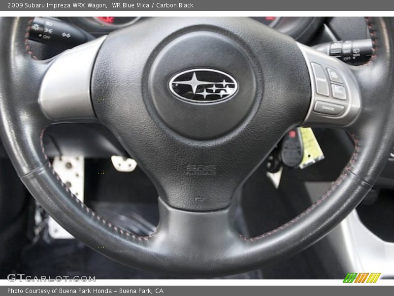 WR Blue Mica / Carbon Black 2009 Subaru Impreza WRX Wagon