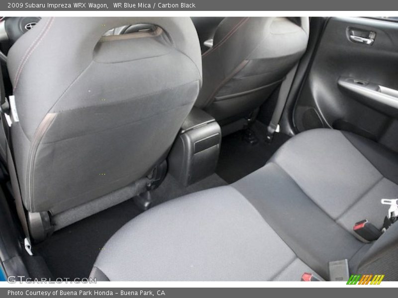 Rear Seat of 2009 Impreza WRX Wagon
