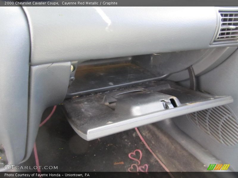 Cayenne Red Metallic / Graphite 2000 Chevrolet Cavalier Coupe