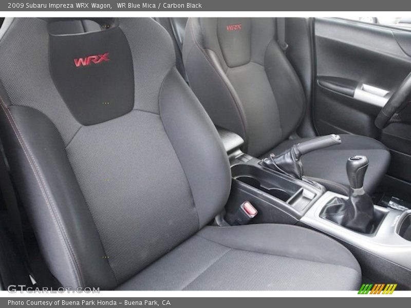 WR Blue Mica / Carbon Black 2009 Subaru Impreza WRX Wagon