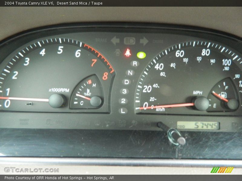  2004 Camry XLE V6 XLE V6 Gauges