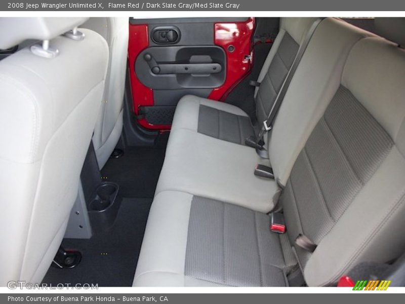 Rear Seat of 2008 Wrangler Unlimited X