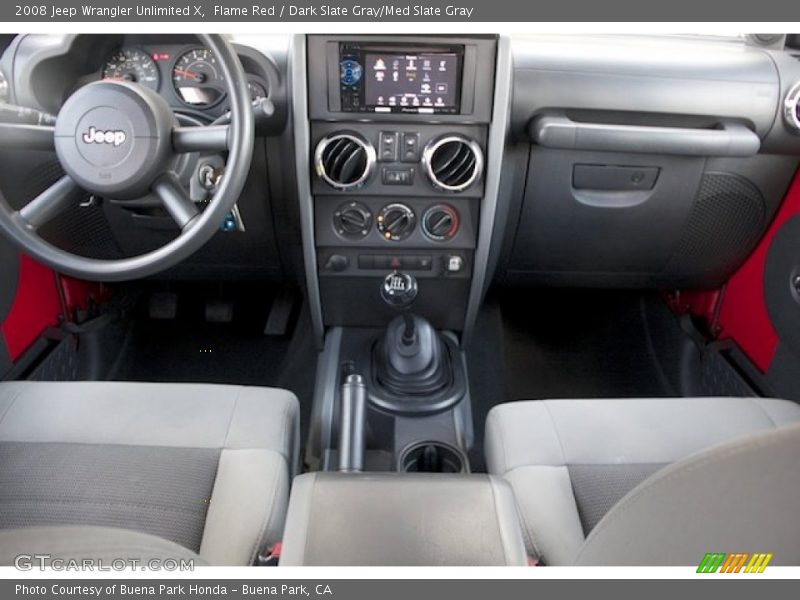 Dashboard of 2008 Wrangler Unlimited X