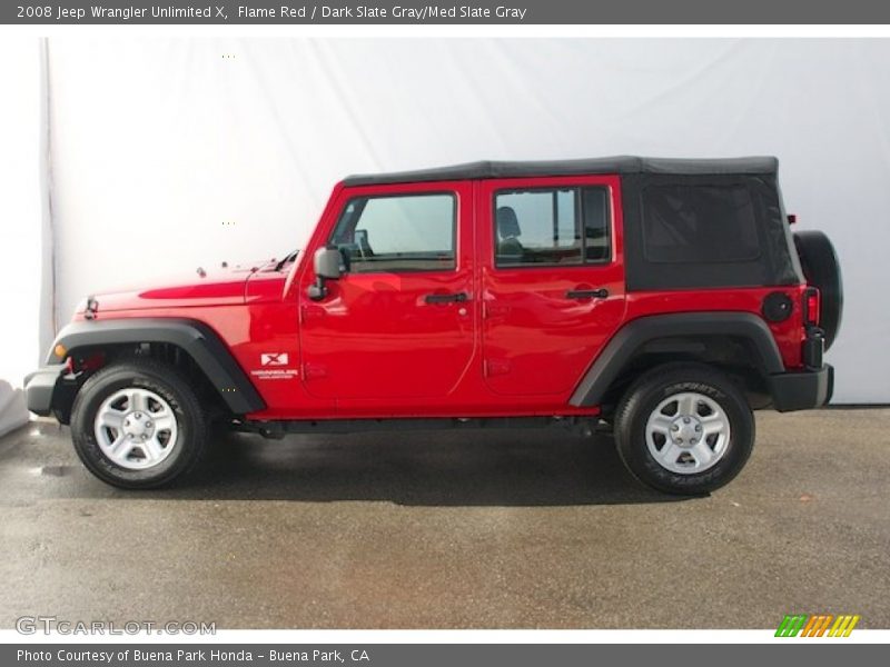  2008 Wrangler Unlimited X Flame Red