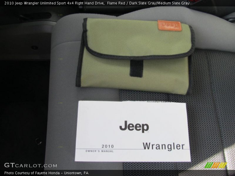 Books/Manuals of 2010 Wrangler Unlimited Sport 4x4 Right Hand Drive