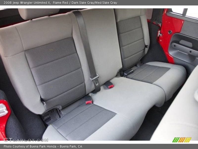 Flame Red / Dark Slate Gray/Med Slate Gray 2008 Jeep Wrangler Unlimited X