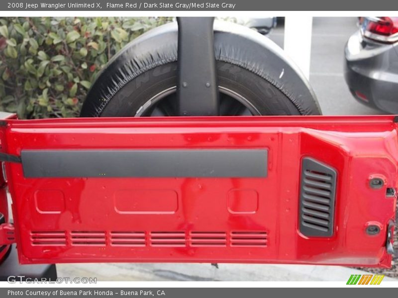 Flame Red / Dark Slate Gray/Med Slate Gray 2008 Jeep Wrangler Unlimited X