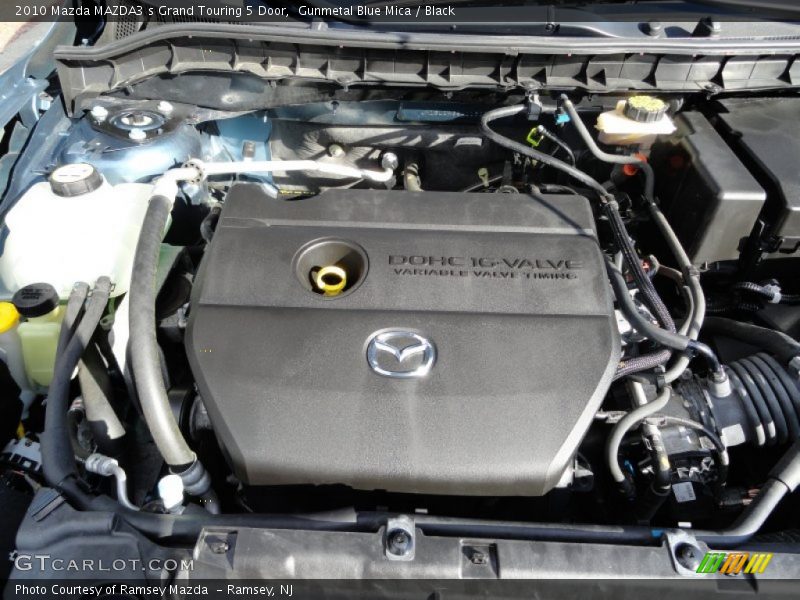 Gunmetal Blue Mica / Black 2010 Mazda MAZDA3 s Grand Touring 5 Door