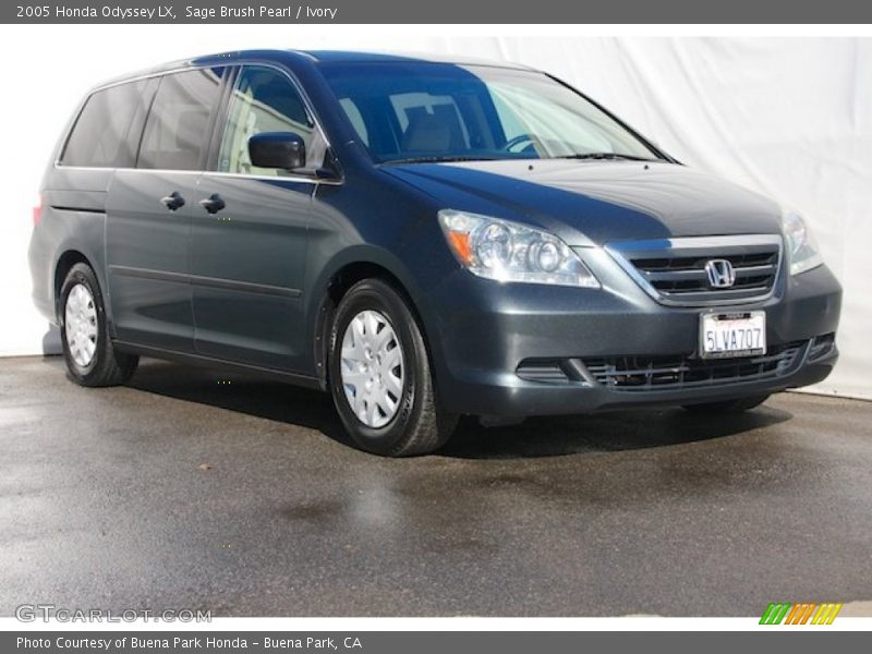Sage Brush Pearl / Ivory 2005 Honda Odyssey LX