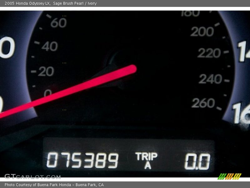 Sage Brush Pearl / Ivory 2005 Honda Odyssey LX
