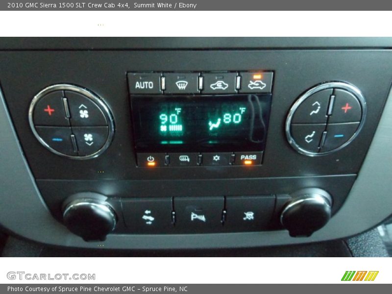 Summit White / Ebony 2010 GMC Sierra 1500 SLT Crew Cab 4x4
