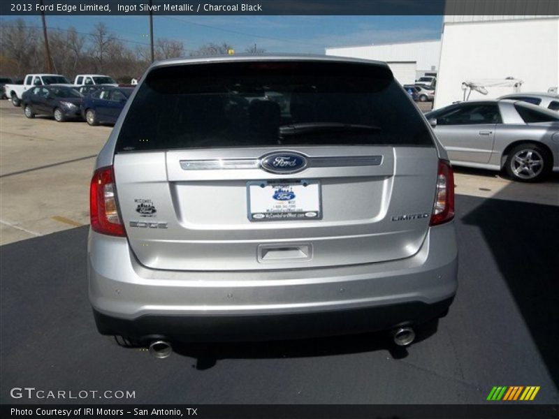 Ingot Silver Metallic / Charcoal Black 2013 Ford Edge Limited