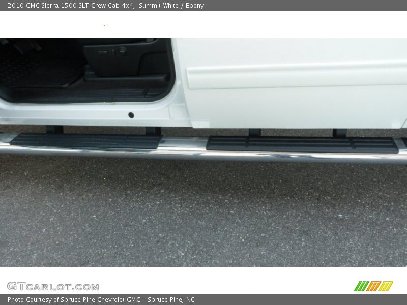 Summit White / Ebony 2010 GMC Sierra 1500 SLT Crew Cab 4x4