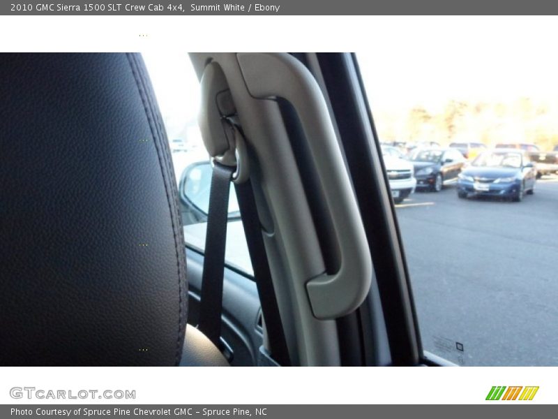 Summit White / Ebony 2010 GMC Sierra 1500 SLT Crew Cab 4x4